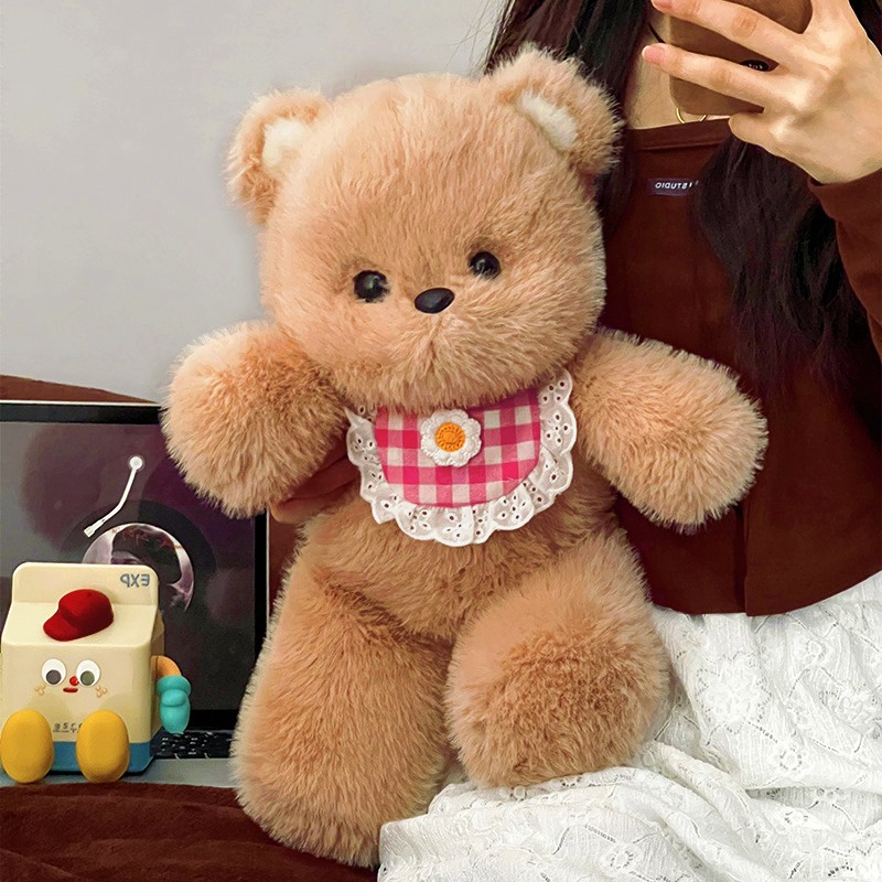 会跑步的小熊毛绒玩具公仔儿童玩偶哄睡抱枕送女生闺蜜生日礼物