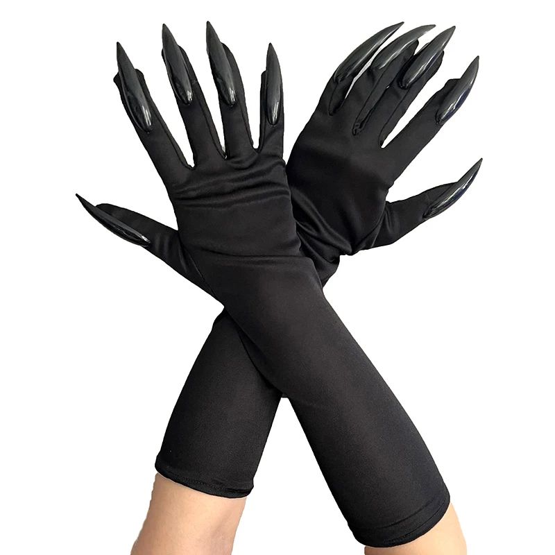 Halloween Gothic Long Nails Cosplay Gloves Funny Festival Co