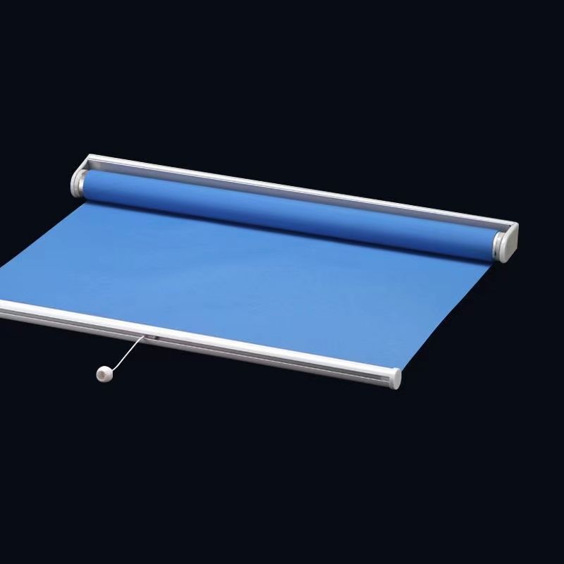 窗帘自动收拉自动上升卷帘办公室遮阳窗帘遮光手拉卷式浴室厨房卧