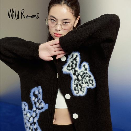 WildRooms气球小狗家居服睡衣套装加绒加厚半边绒可外穿