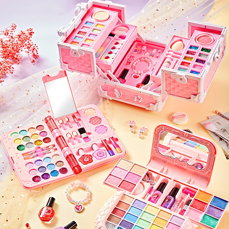 儿童化妆品套装玩具彩妆盒3-6岁12公主宝宝玩具女孩生日礼物