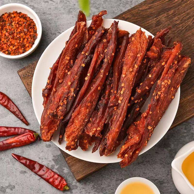 憨豆熊风干鸡胸肉干80g罐装手撕鸡胸肉条轻食高蛋白即食解馋零食