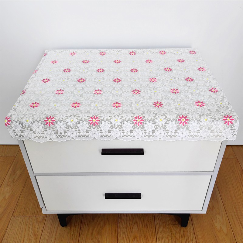 床头柜盖布防水防油免洗电视柜垫冰箱洗衣机盖巾小茶几台布桌布垫