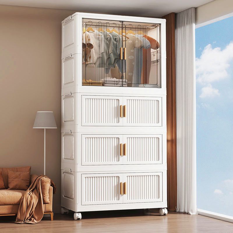 免安装宝宝衣柜儿童衣服整理箱婴儿小衣橱塑料家用简易收纳储物柜