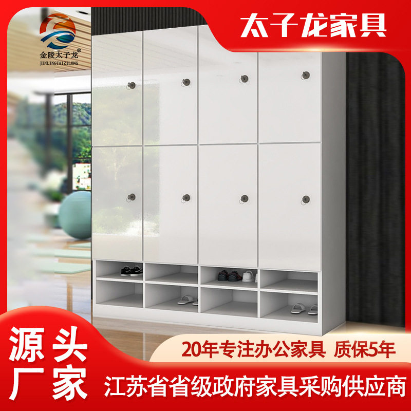 简约健身房更衣柜员工储物柜洗浴中心桑拿美发理发存包柜储衣柜