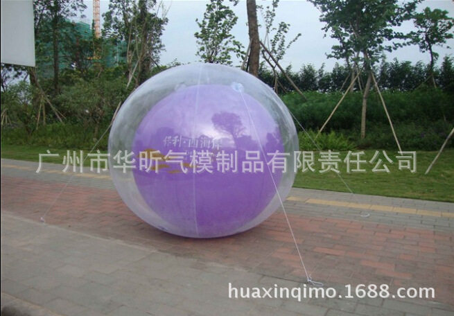 充气双层球广告球房地产广告庆典广告气球气球出租批发制作