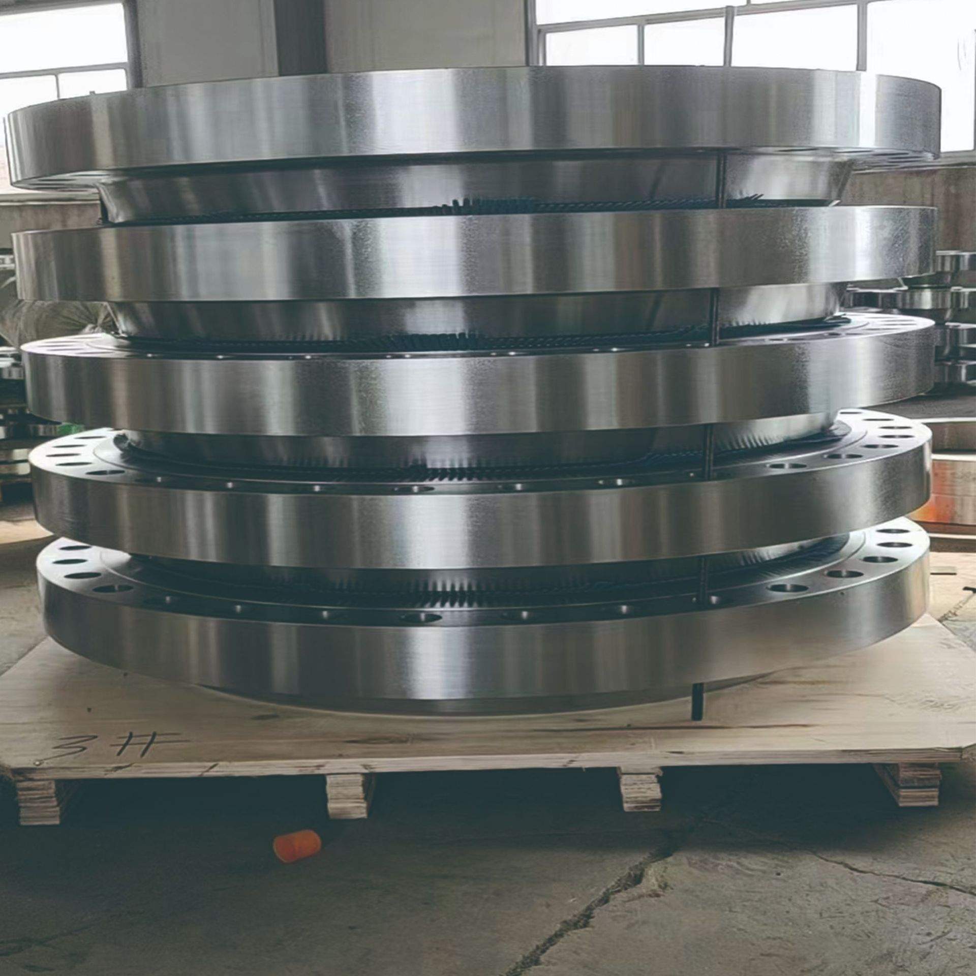 316L304L不锈钢电标法兰管件 双相钢2205锻制带颈对焊翻边法兰