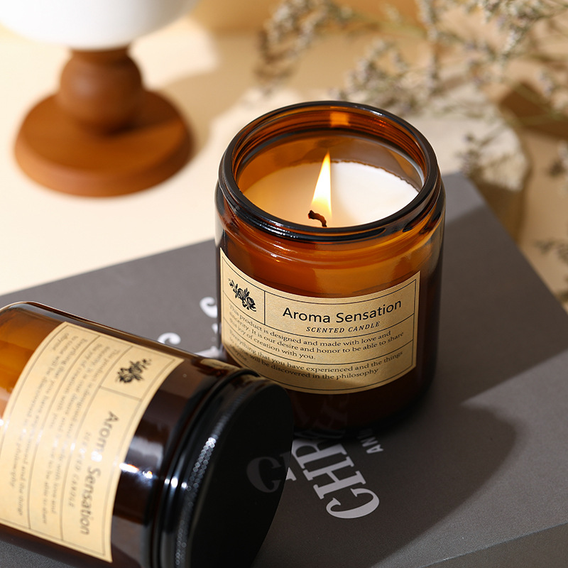 香薰蜡烛200g灌装蜡烛杯手工大豆蜡香薰diy生日香味香氛物