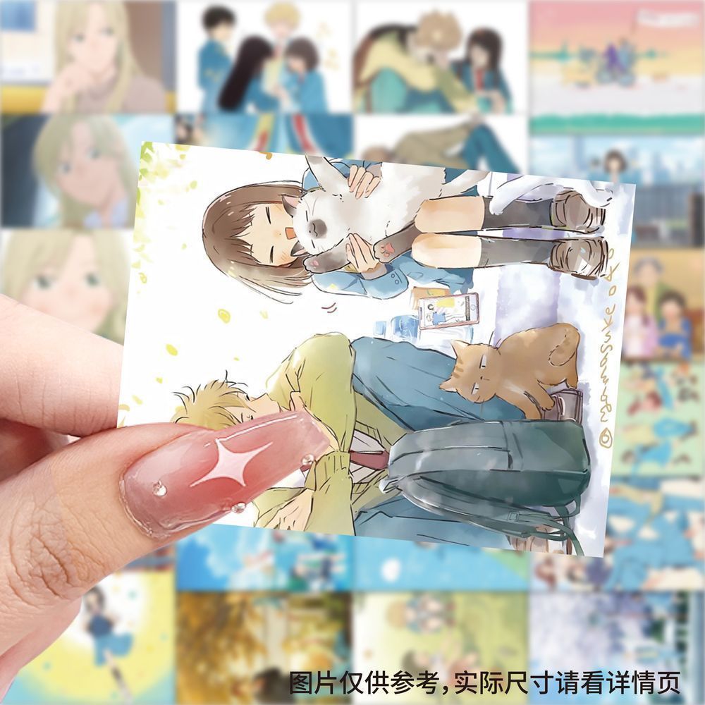 跃动青春壁纸动漫贴纸高颜值装饰周边二次元手机手账桌面贴画防水