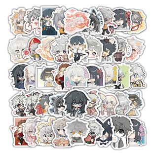 Q版可爱捉鬼师后日谈绘画贴纸恐怖诡异小众动漫diy手机壳贴画防水