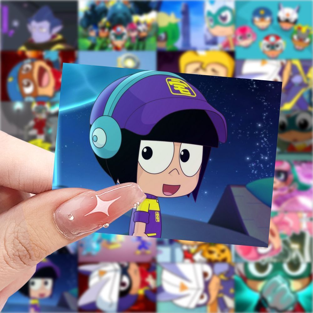 新款开心超人童年记忆卡通动漫贴纸装饰行李箱电脑桌面贴画自粘