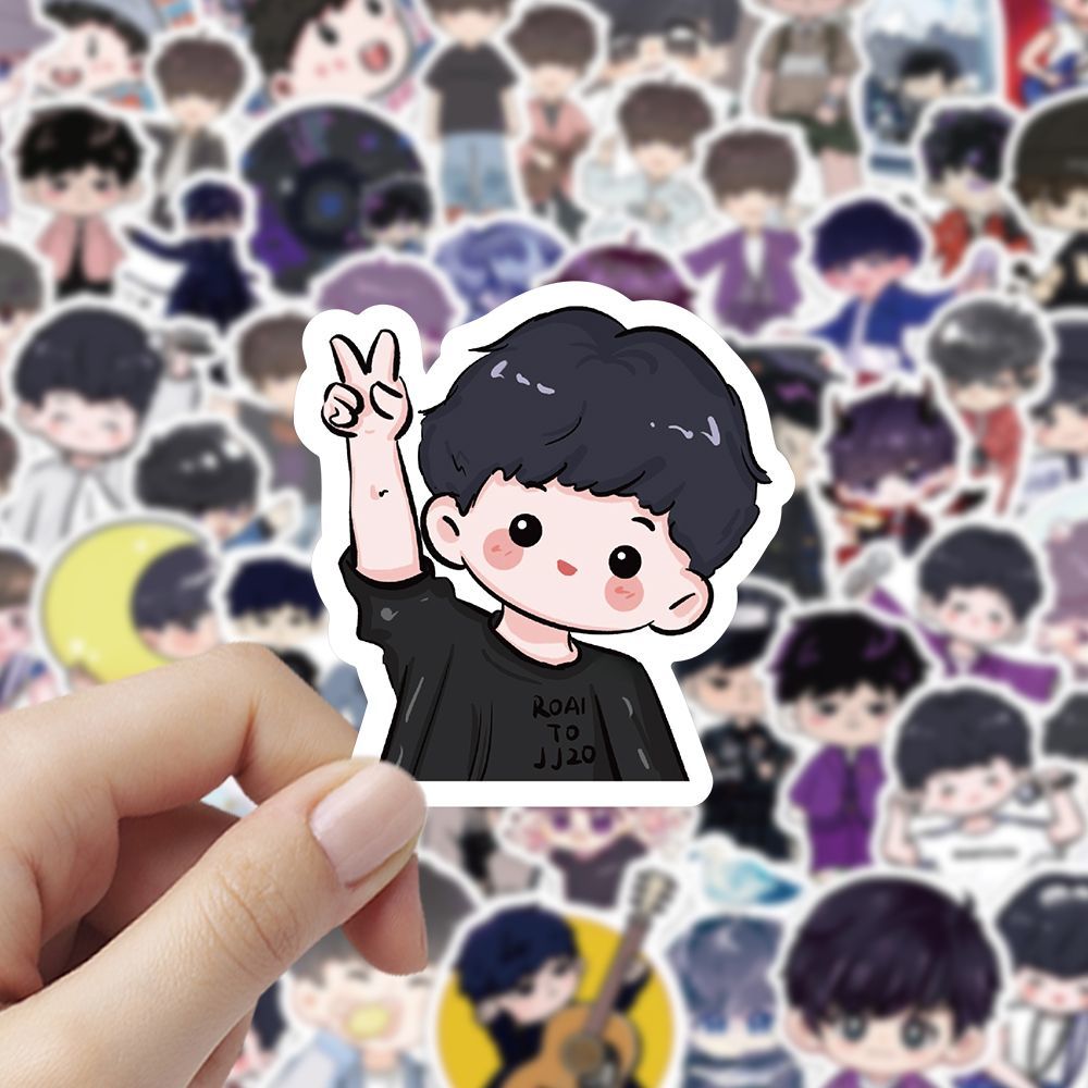 林俊杰Q版贴纸卡通可爱明星周边
