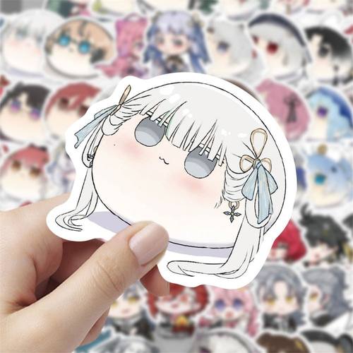 120张Q版鸣潮团子和角色头像贴纸卡通可爱趣味笔记本手机装饰贴画