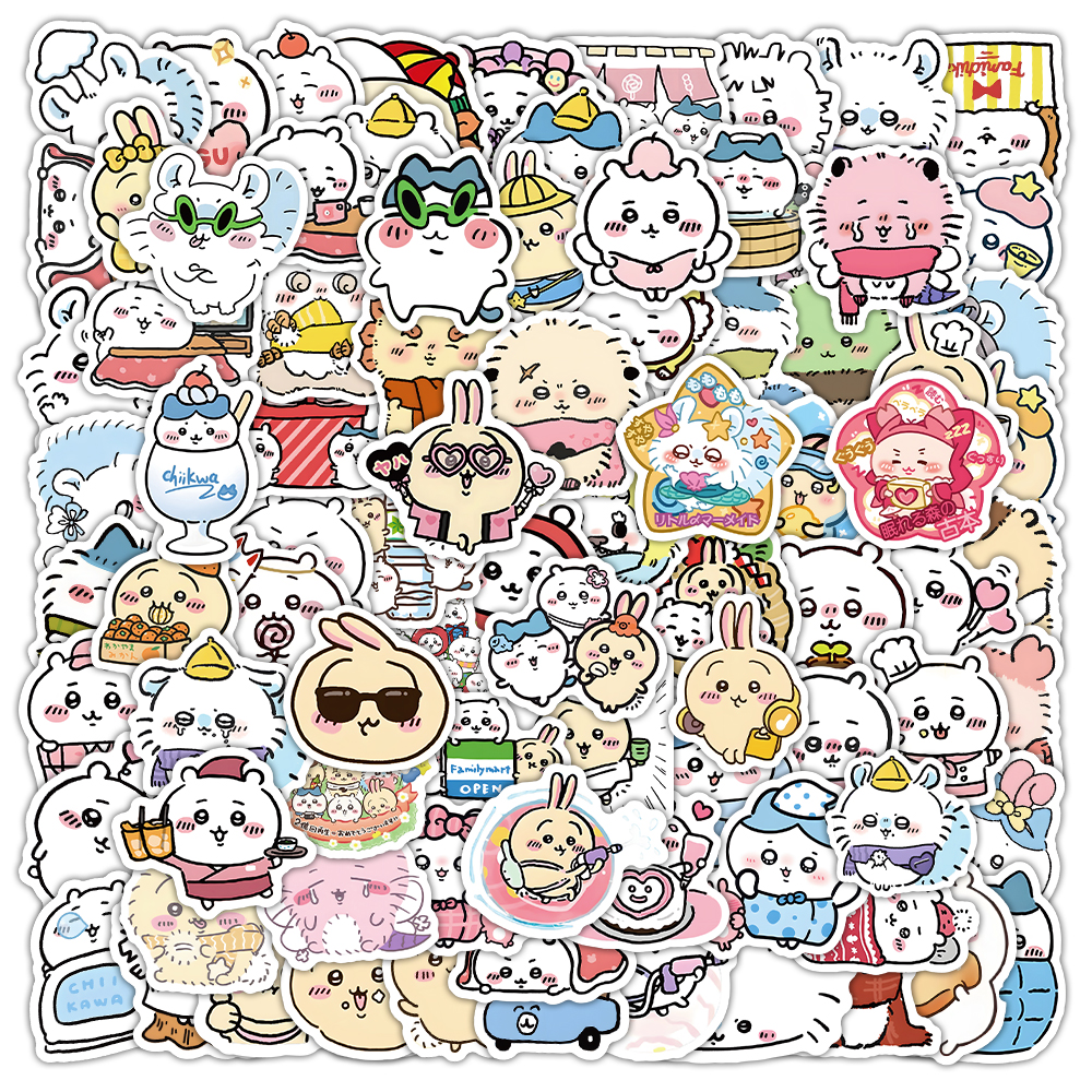 chiikawa吉伊卡哇贴纸乌萨奇小八