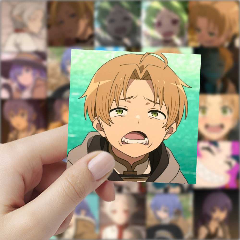 118张无职转生贴纸卡通个性创意周边diy装饰手账桌面手机防水贴画