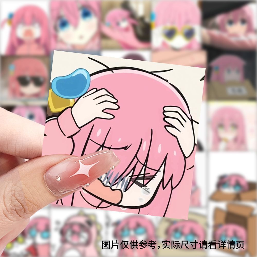 波奇酱表情包头像贴纸卡通动漫可爱二次元治愈贴画diy笔记本装饰