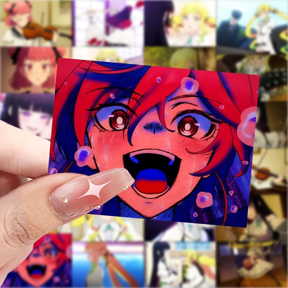 摇滚乃是淑女的爱好动漫贴纸二次元周边贴画手账手机桌面装饰防水