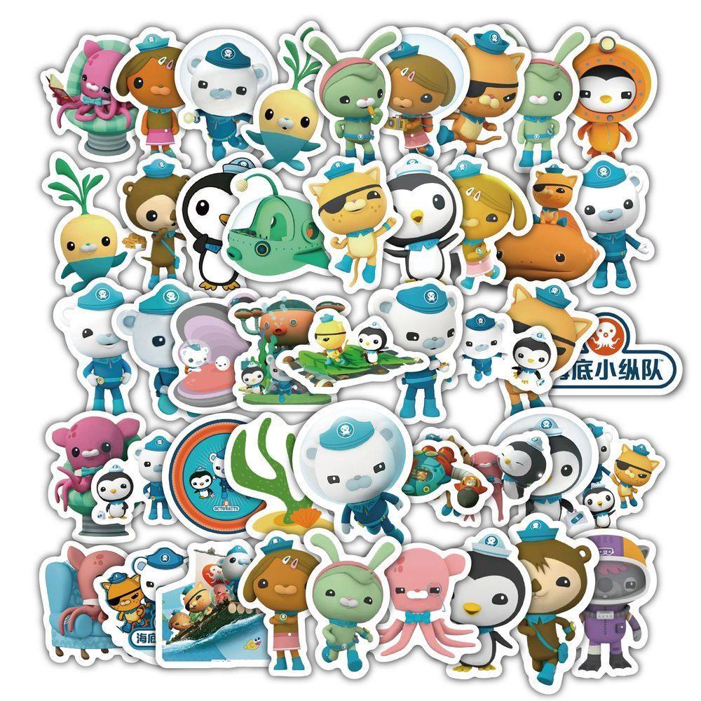 【儿童专属】海底小纵队贴纸巴克队长卡通贴画装饰水杯防水奖励品,文具电教/文化用品/商务用品,贴纸/立体贴纸,淘宝优惠券,粉丝福利购,淘宝优惠卷