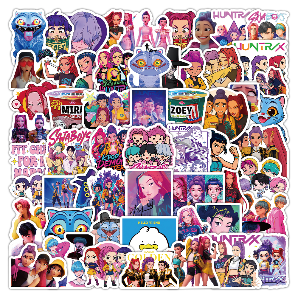 439张猎魔女团贴纸鲁米佐依米拉