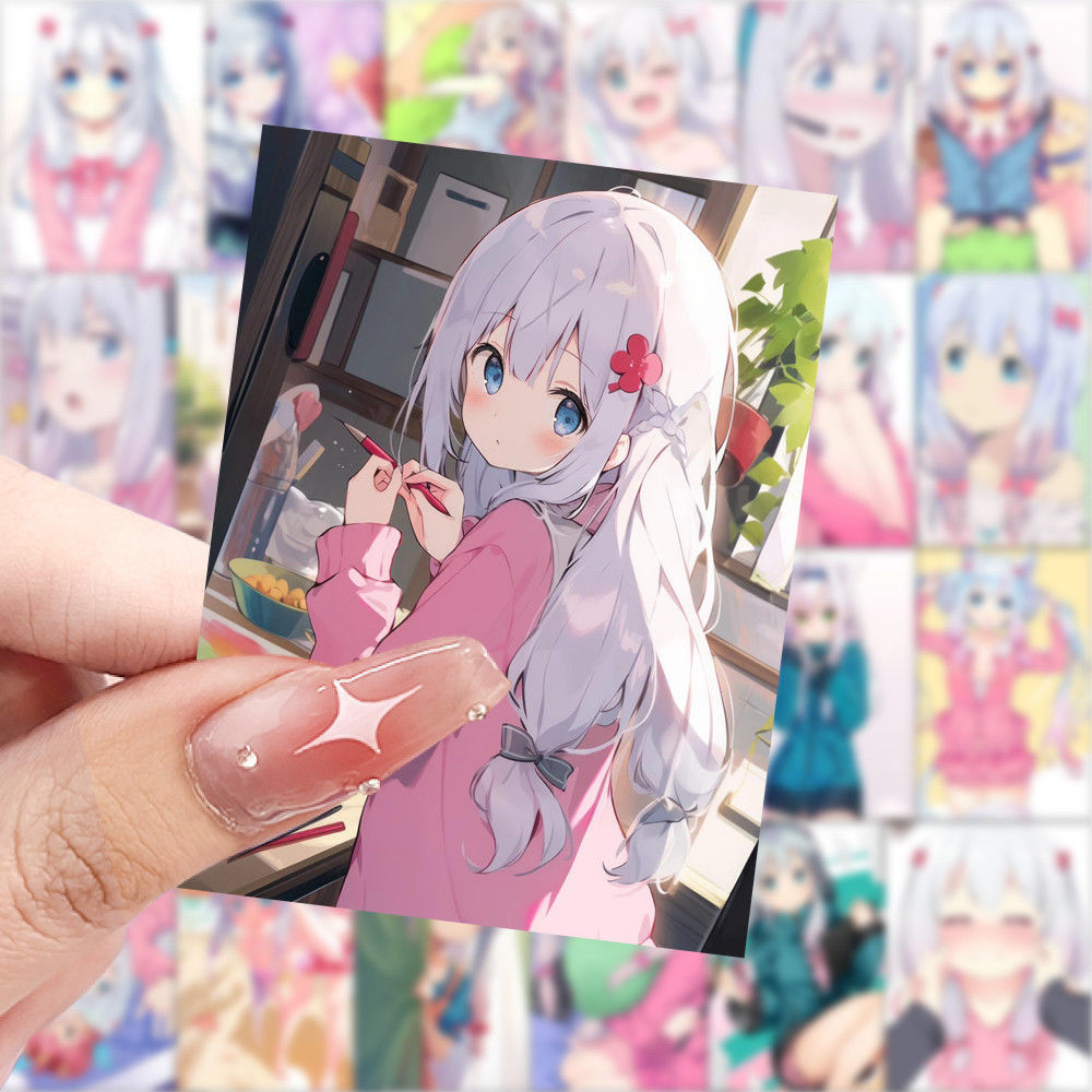 126埃罗忙老师动漫贴纸高颜值周边diy装饰手账电脑桌面防水贴画