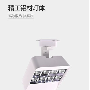 LED美术馆灯照画灯洗墙灯方形光斑射灯轨道灯导轨射灯博物馆展厅