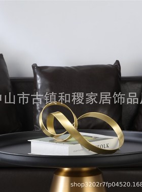 意式轻奢设计师款室内铜摆件样板房间客厅玄关软装陈设饰品工艺品