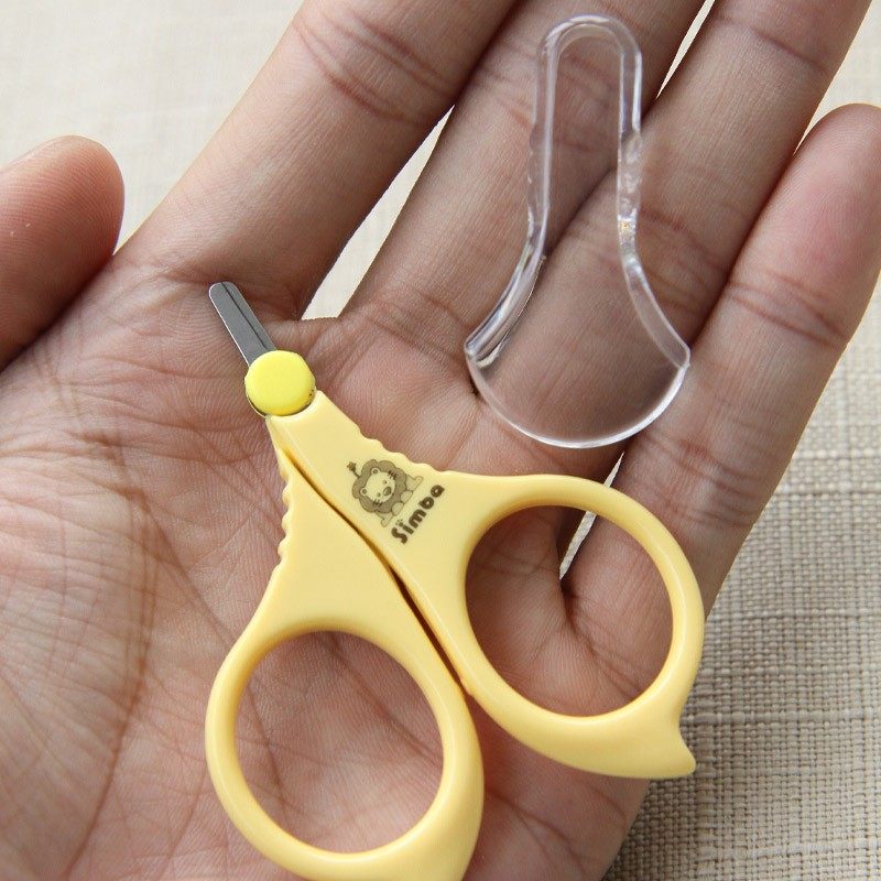 小狮王辛巴婴幼儿指甲剪新生儿指甲刀宝宝防夹肉指甲钳安全剪