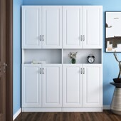 17cm超薄窄鞋 柜进门收纳门口玄关柜一体靠墙组合柜衣帽柜带有镜子