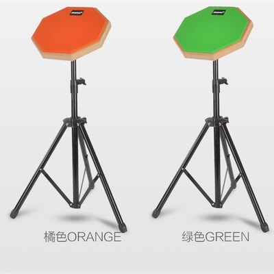 8寸架子鼓练习哑鼓架套装哑鼓垫 初学入门鼓垫套装 哑鼓板打击板