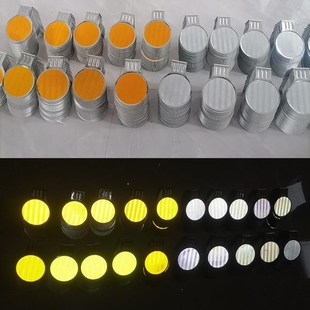 圆形轮廓标反光膜高速公路百米牌单双面梯形矩形附着警示反光标志