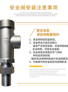 DA21F-40P不锈钢低温安全阀 液化氧气氮气氩气二氧化碳安全泄压阀