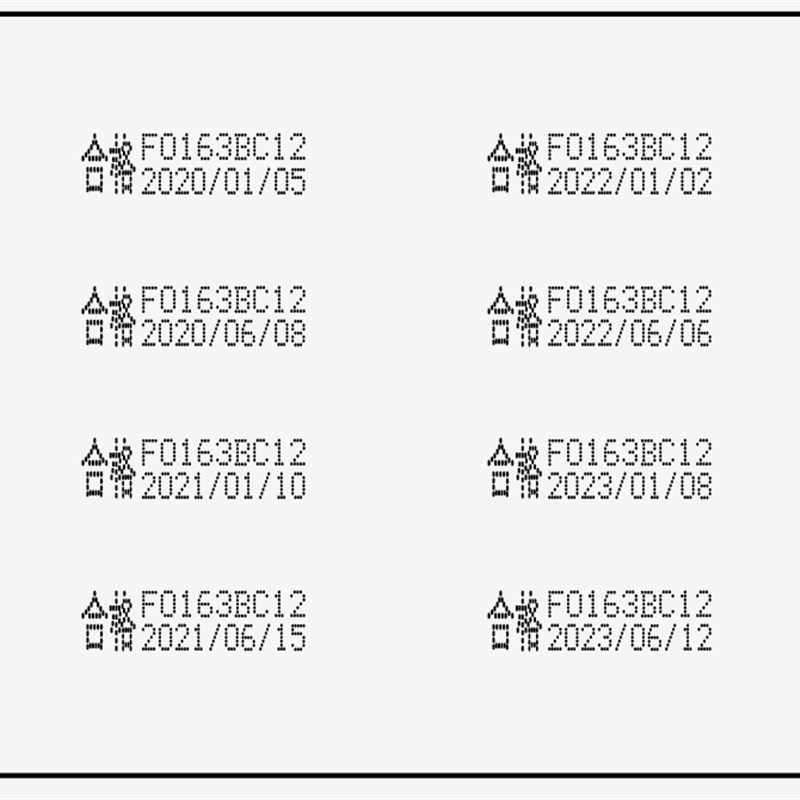 狼阵钢板移印打码标机打生产日期化妆品食品消除清洗剂油墨稀释液