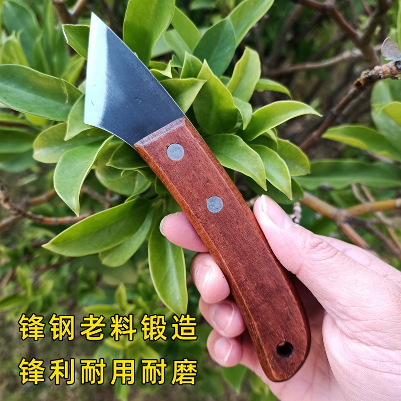 园艺锋钢嫁接刀老锯条毛胚料手工锻打芽接刀园林果树苗木嫁接工具