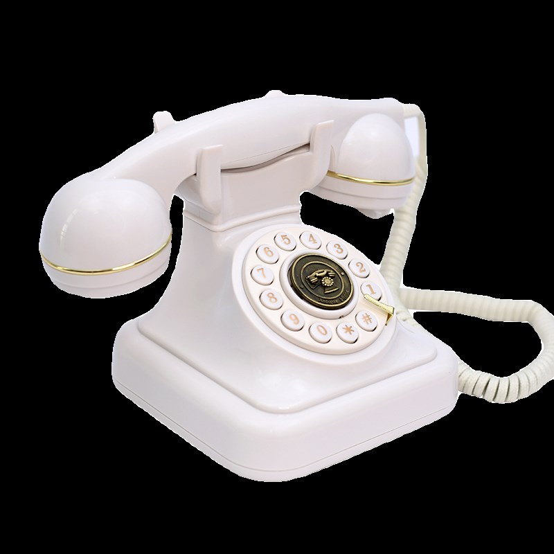 复古有线家用办公固定电话插线座机老式古董电话机时尚创意摆件