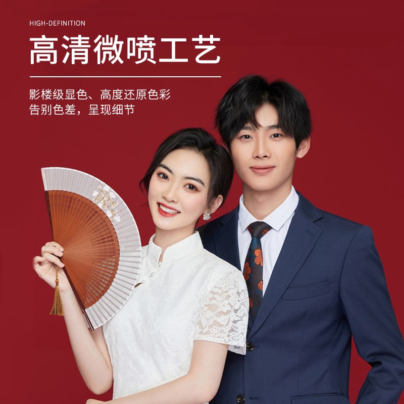 结婚登记照相框摆台照片打印加相片定制婚纱照证件照纪念水晶摆件