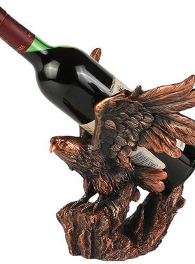 家点靓老鹰红酒架摆件欧式创意葡萄酒瓶架客厅桌餐酒柜装饰小摆件