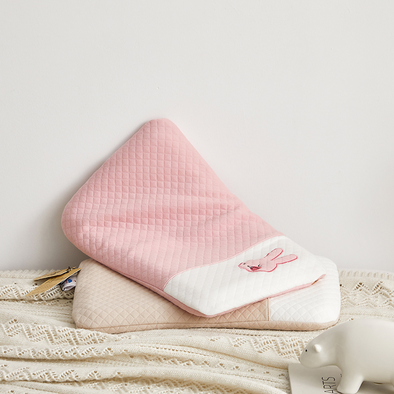 家愿天然乳胶儿童枕婴儿枕头A类0-3岁定型枕芯纯棉幼儿园小学生枕