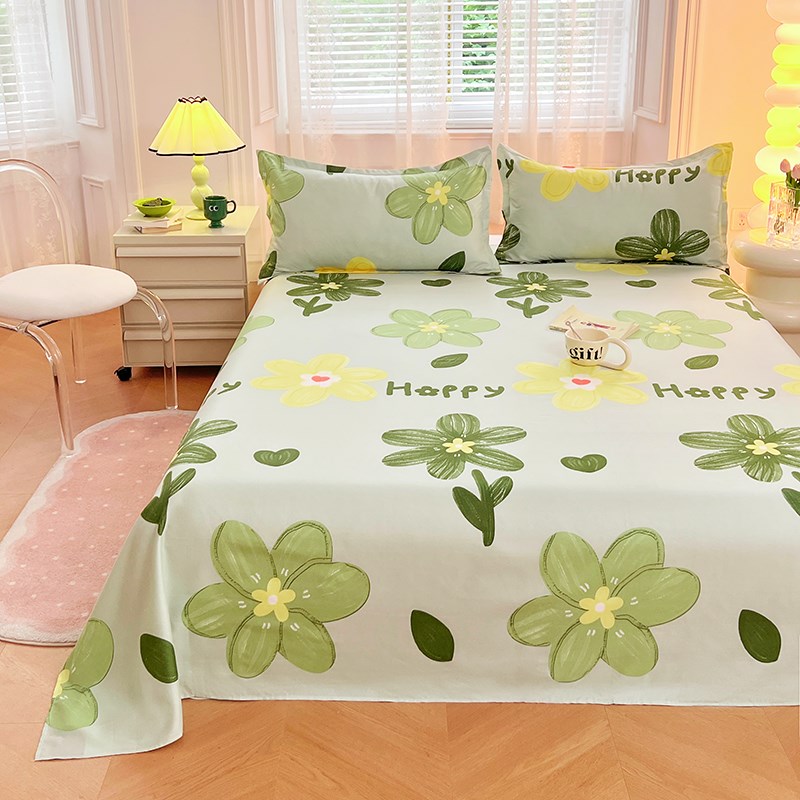 单件床单直角床单120x210学生宿舍被单子230x230柔软裸睡床品炕单