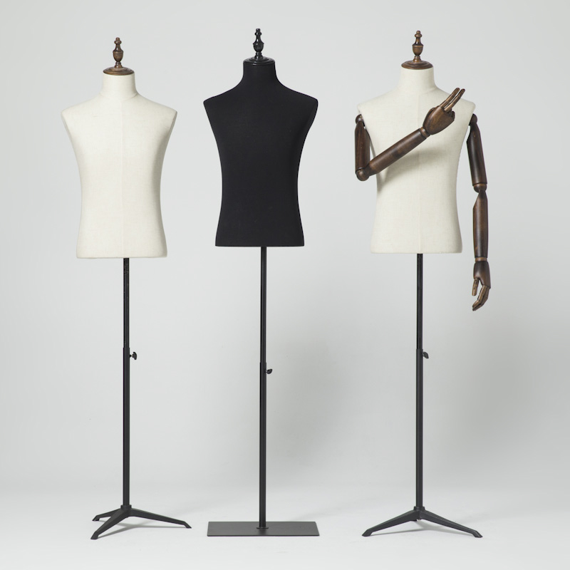 模特道具男 半身衣架西装礼服西服拍照展示架服装店假人 模特架