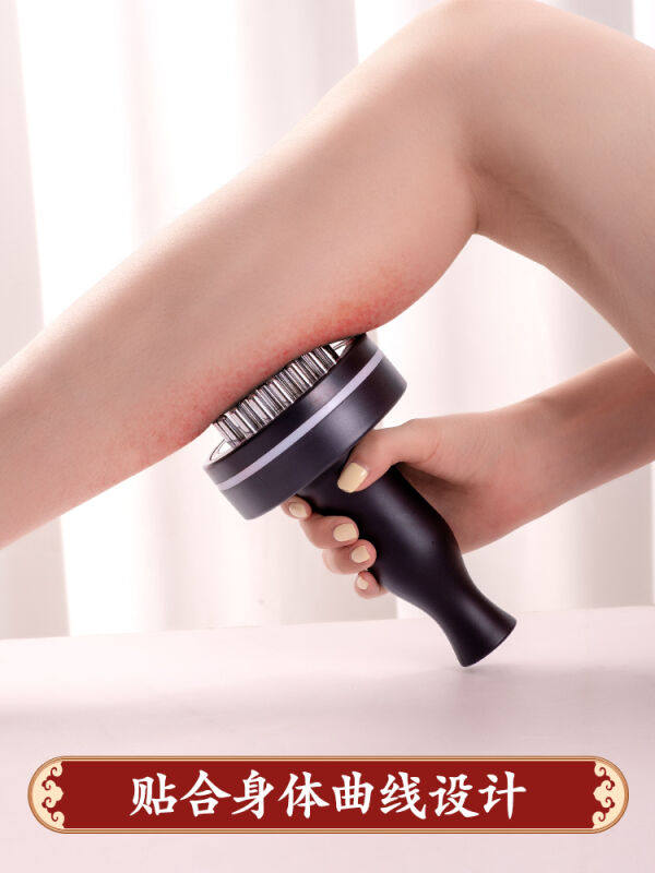 腿部按摩经络刷疏通脚部小腿肌肉腿按摩神器电动手部按摩器插电款