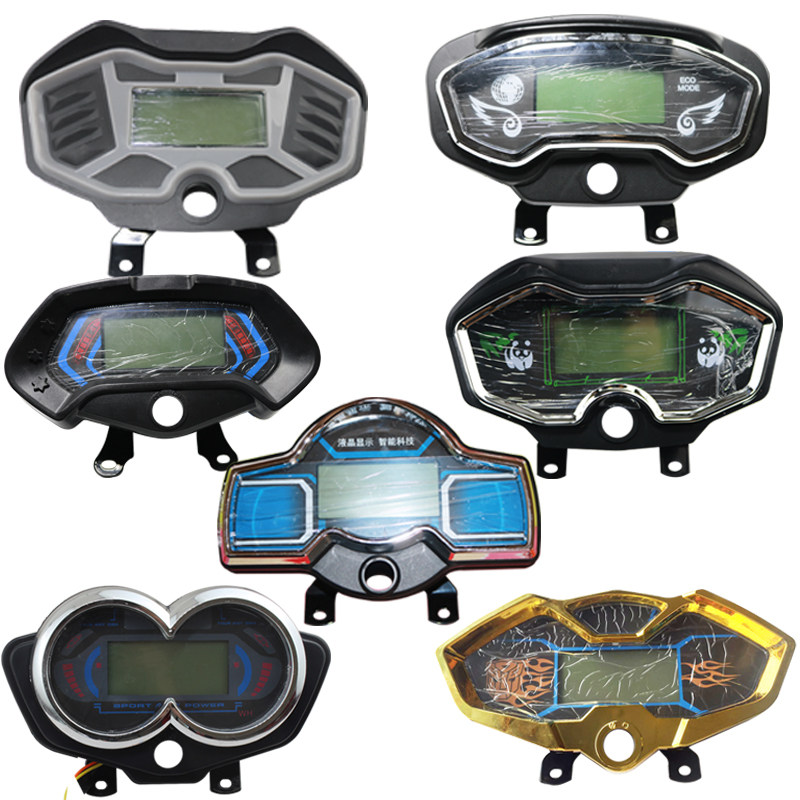 电动三轮车液晶仪表48v速度表60v电量表通用72v仪表盘总成迈速表
