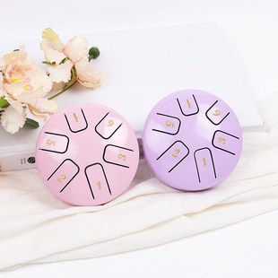 迷你3.8寸6音空灵鼓mini儿童音乐启蒙初学简单乐器礼物 无聊解闷