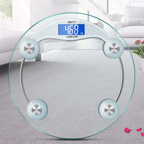 香山体重秤家用精准电子人体秤女生宿舍小型称重智能瘦宿舍家庭