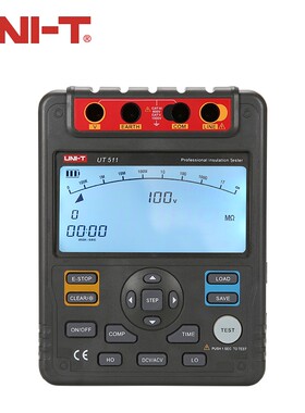 优利德UT511/512/513/A绝缘电阻测试仪数字兆欧表绝缘摇表5000V