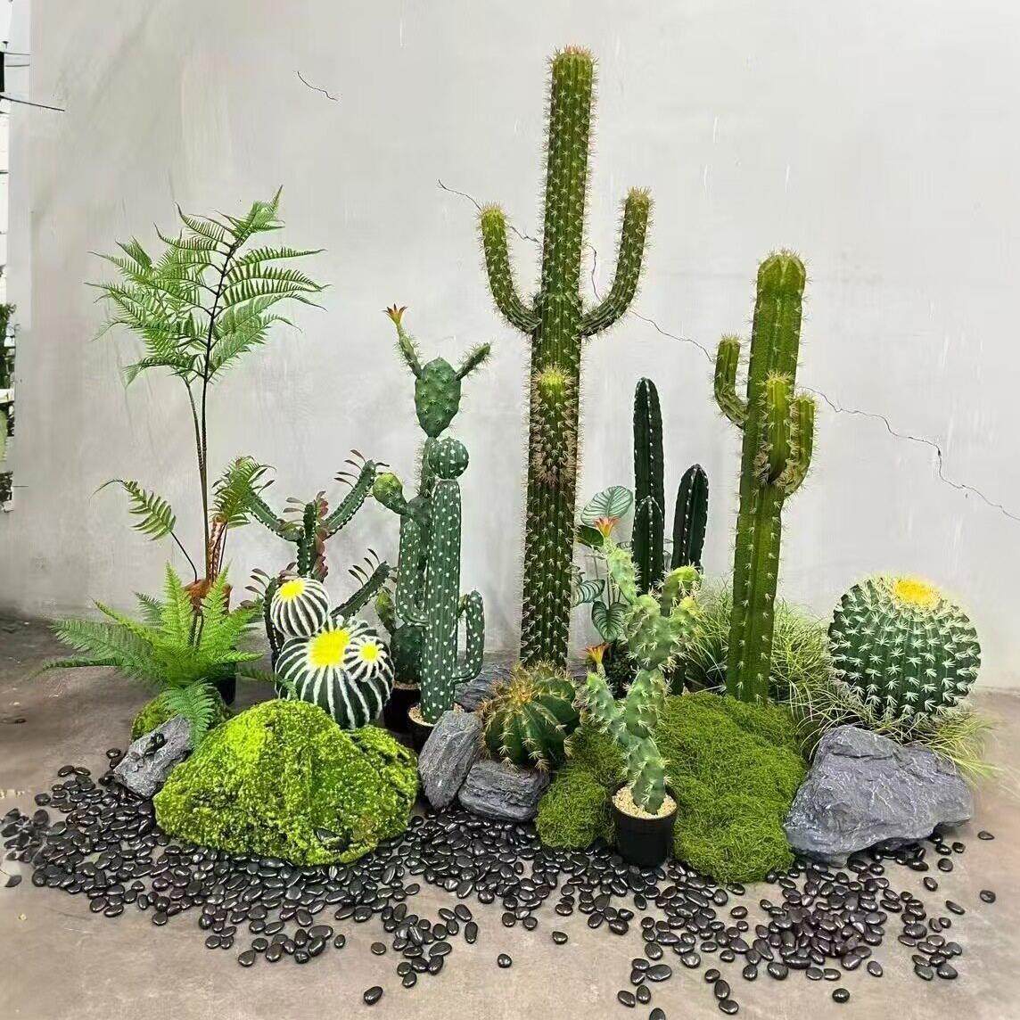 仿真仙人掌盆栽 家居落地盆景仙人柱沙生植物盆栽 仙人球仙人棒