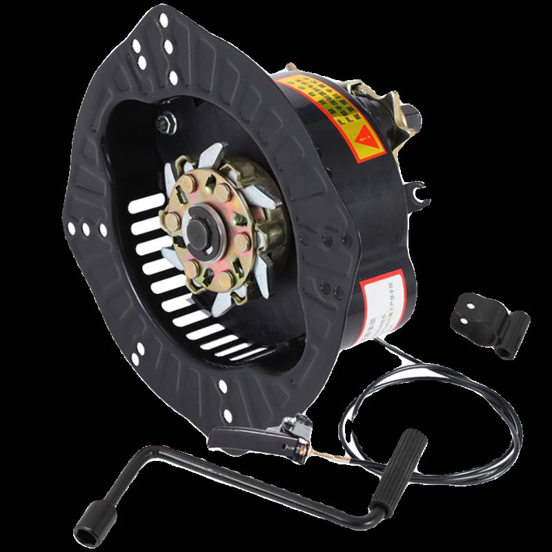 开沟培土机专用手摇免拉启动器反转柴油汽油机178FS 186FS 1800转