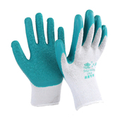 劳保手套耐磨工作工地工业干活男劳动塑胶皮浸胶防水加厚橡胶带胶