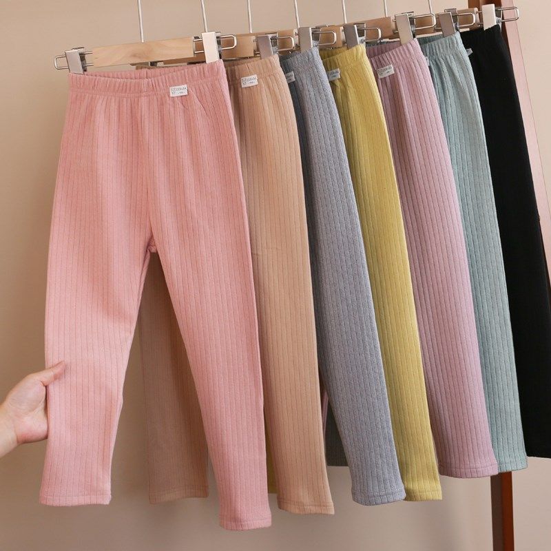 儿童保暖磨毛德绒打底裤宝宝弹力厚秋裤冬款中大童装坑条家居睡裤,童装/婴儿装/亲子装,裤子,淘宝优惠券,粉丝福利购,淘宝优惠卷