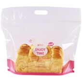 雪花酥吐司面包包装 袋透明450克手提拉链自封烘焙商用切片可定制