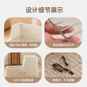 不锈钢狗厕所 训厕神器泰迪比熊小型犬用品 防踩屎狗砂盆尿盆便盆